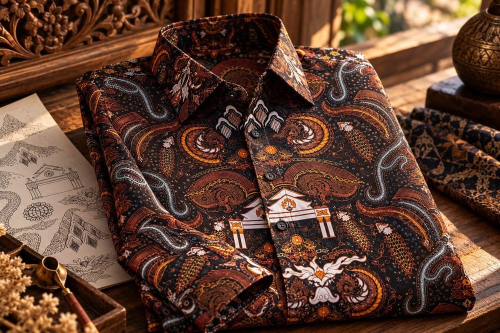 Batik custom motif Keluarga Suwito Raharjo